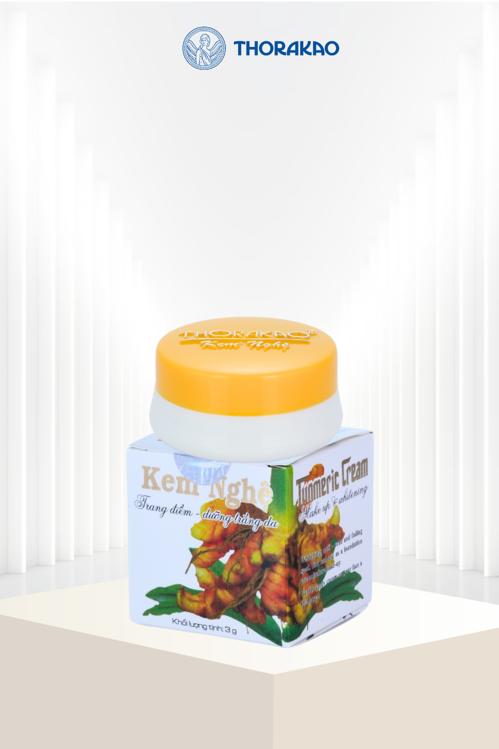 Kem Nghệ trang điểm trắng da 3g