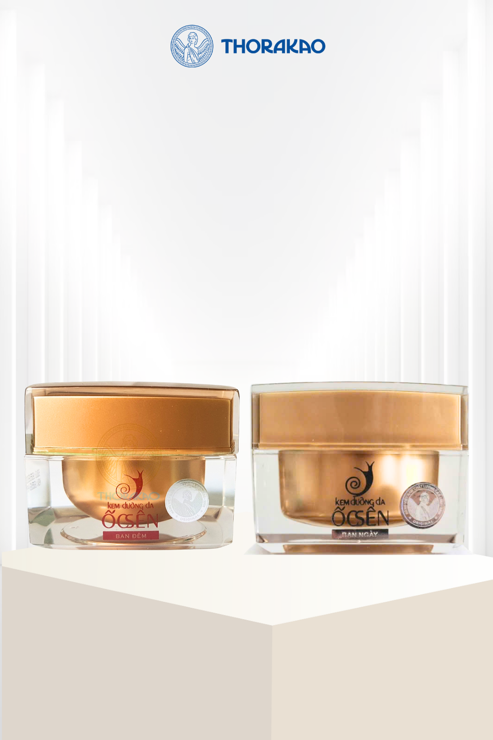 Combo Kem dưỡng da Ốc sên Ngày Đêm 30g