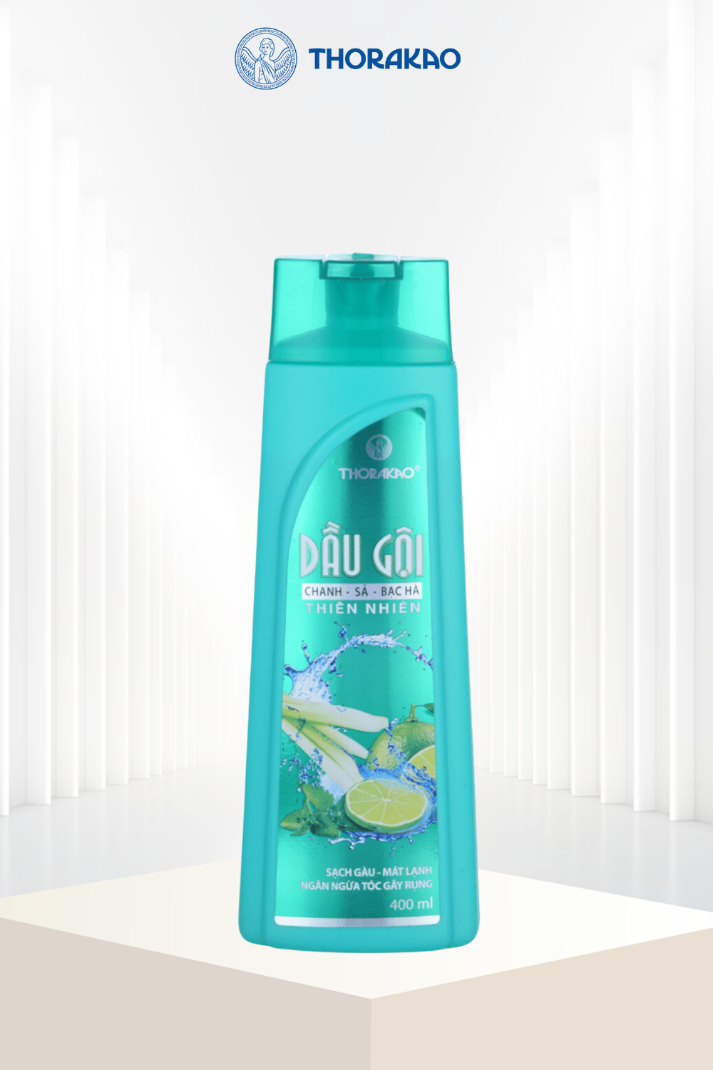 Dầu gội Chanh Sả Bạc hà Thorakao 400ml