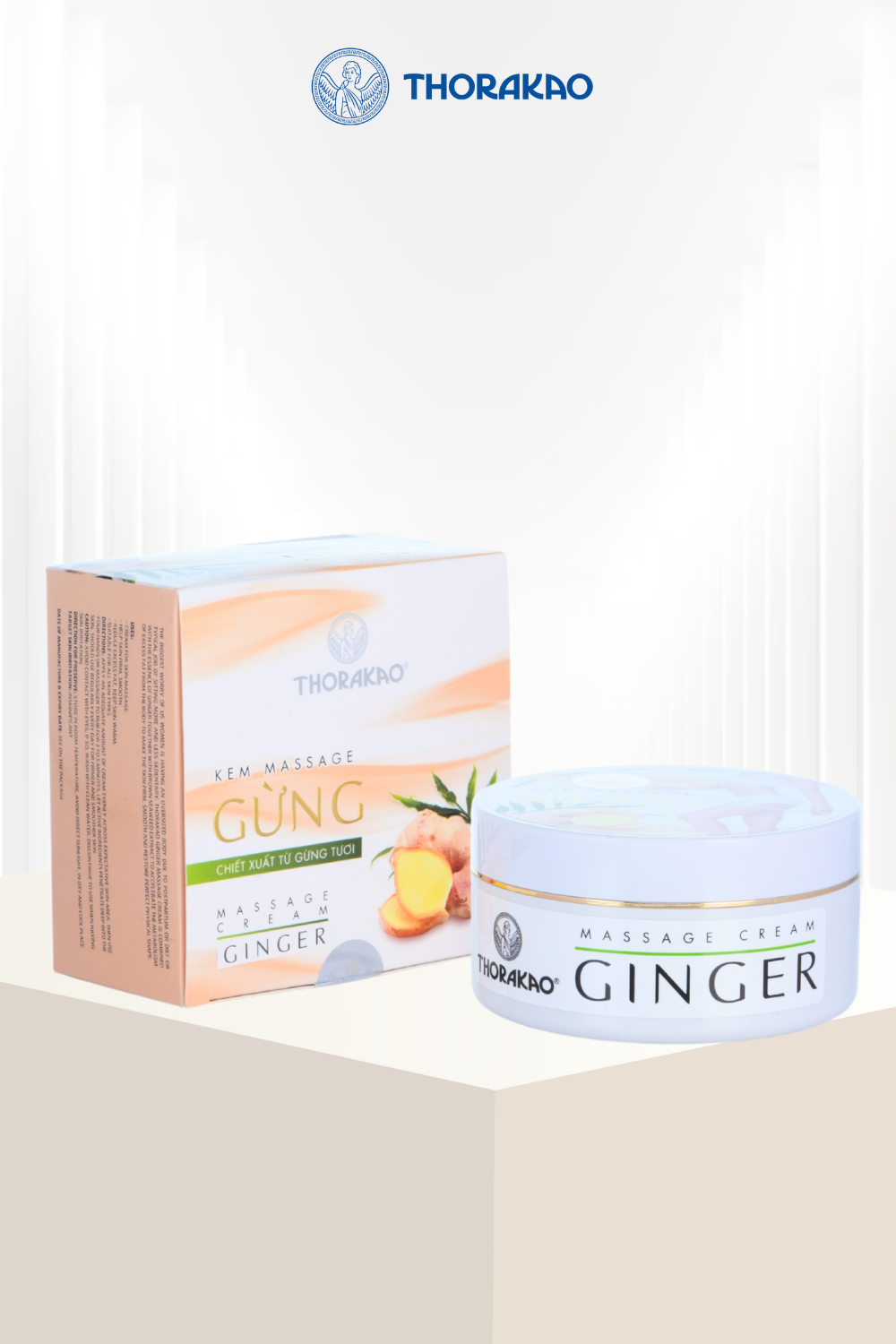 Kem massage Gừng Thorakao 200g
