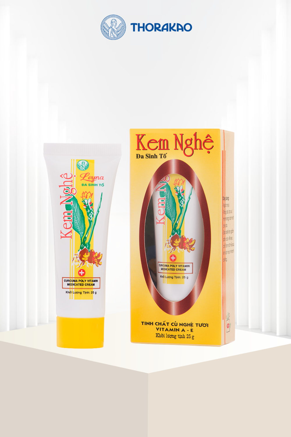 Kem Nghệ Đa Sinh Tố Leyna Thorakao 25g