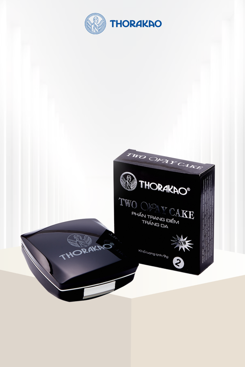 Phấn trang điểm trắng da Thorakao 9g