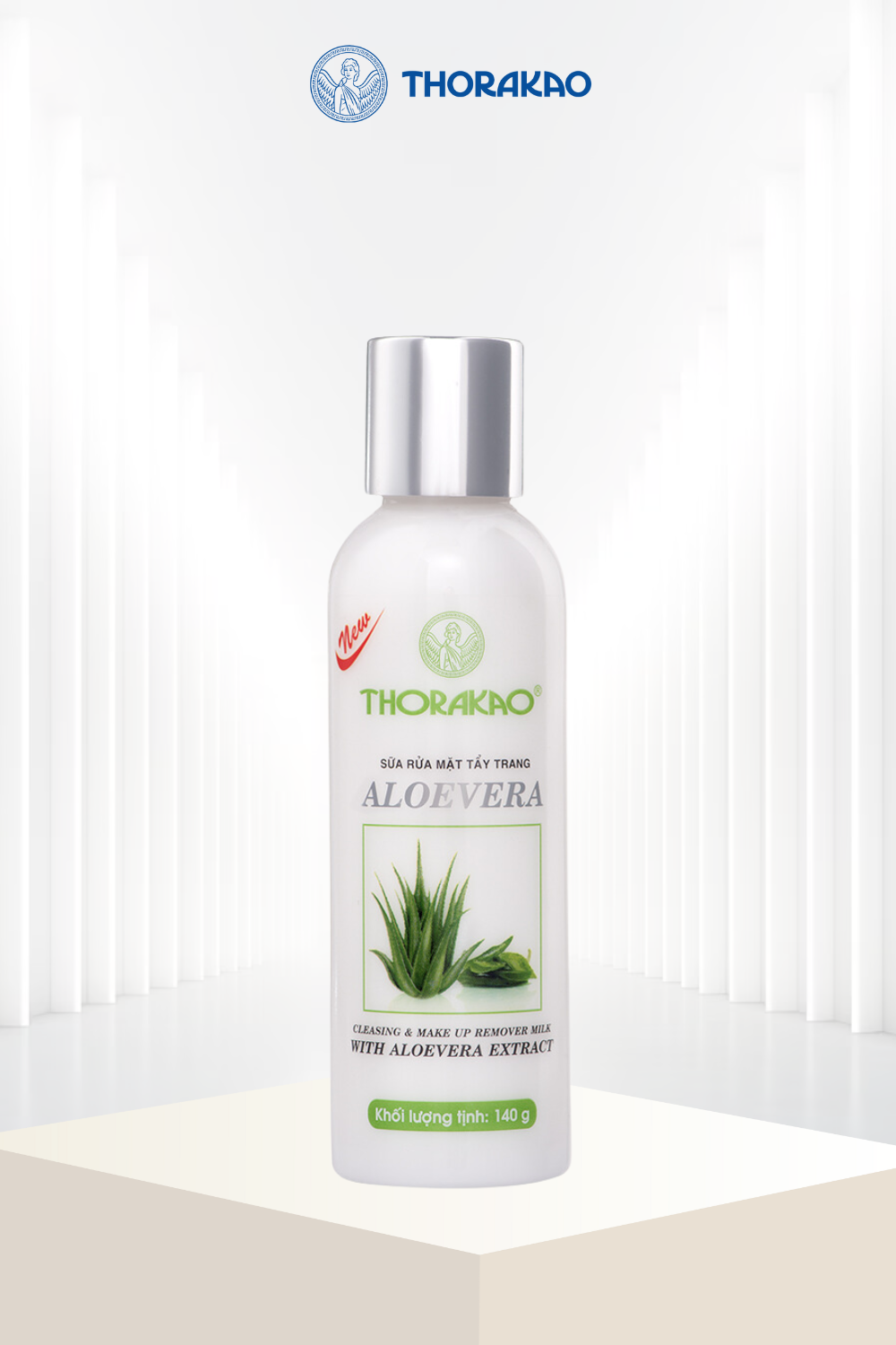 Sữa rửa mặt tẩy trang 2in1 Nha đam 140g