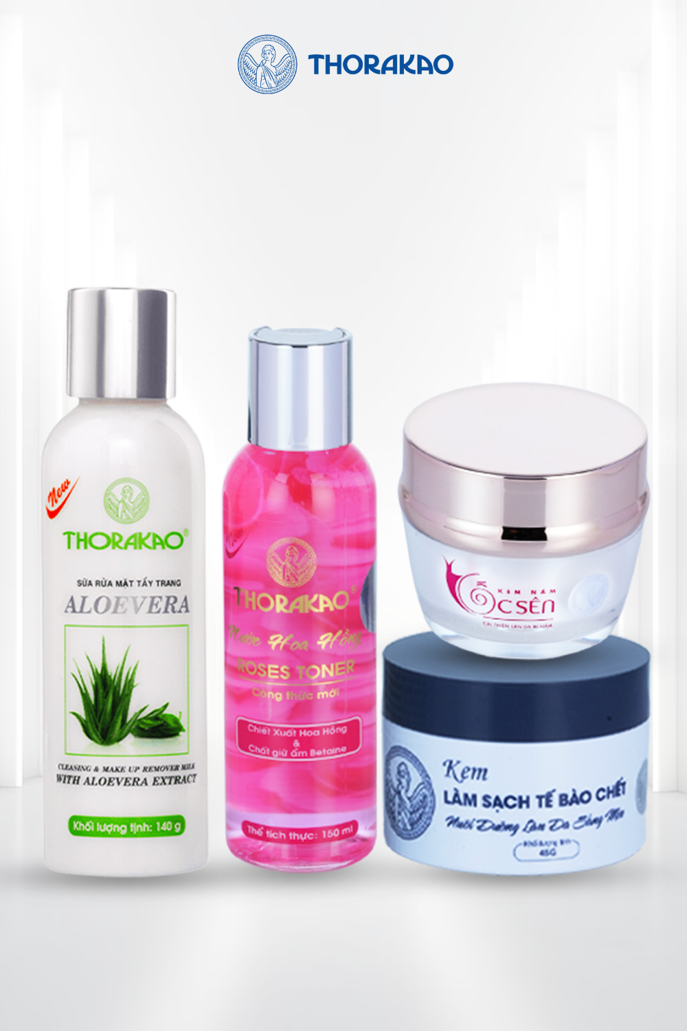 Combo dưỡng mờ nám da toàn diện Thorakao